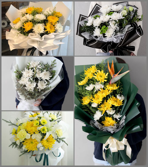 山东青岛即墨市通济街道后疃村白事花束代送